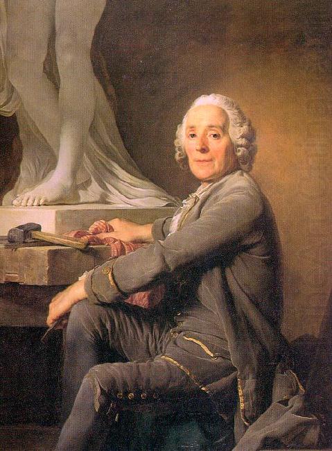 Portrait of the Sculptor Christophe Gabriel Allegrain,  Joseph-Siffred  Duplessis